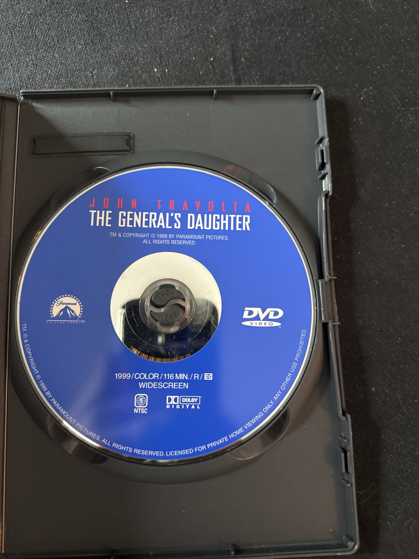 The General's Daughter DVD