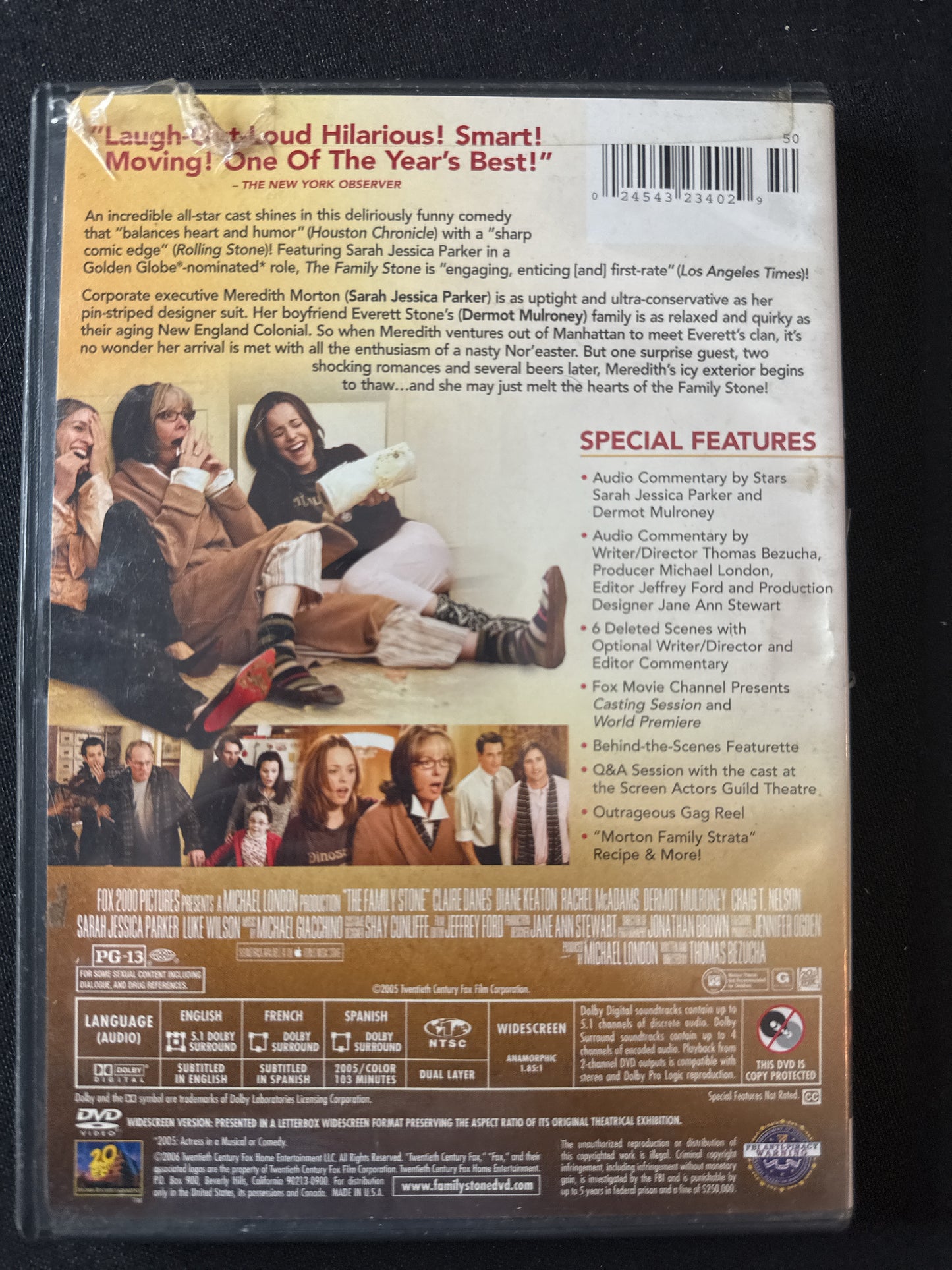 The Family Stone DVD