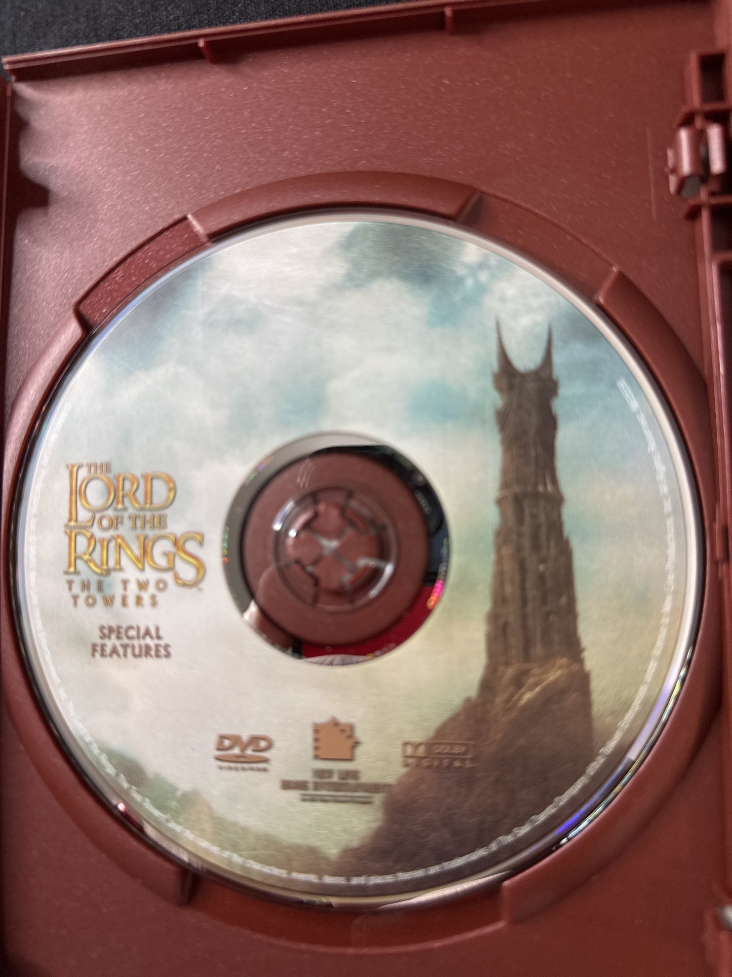 The Lord of the Rings The Two Towers DVDs