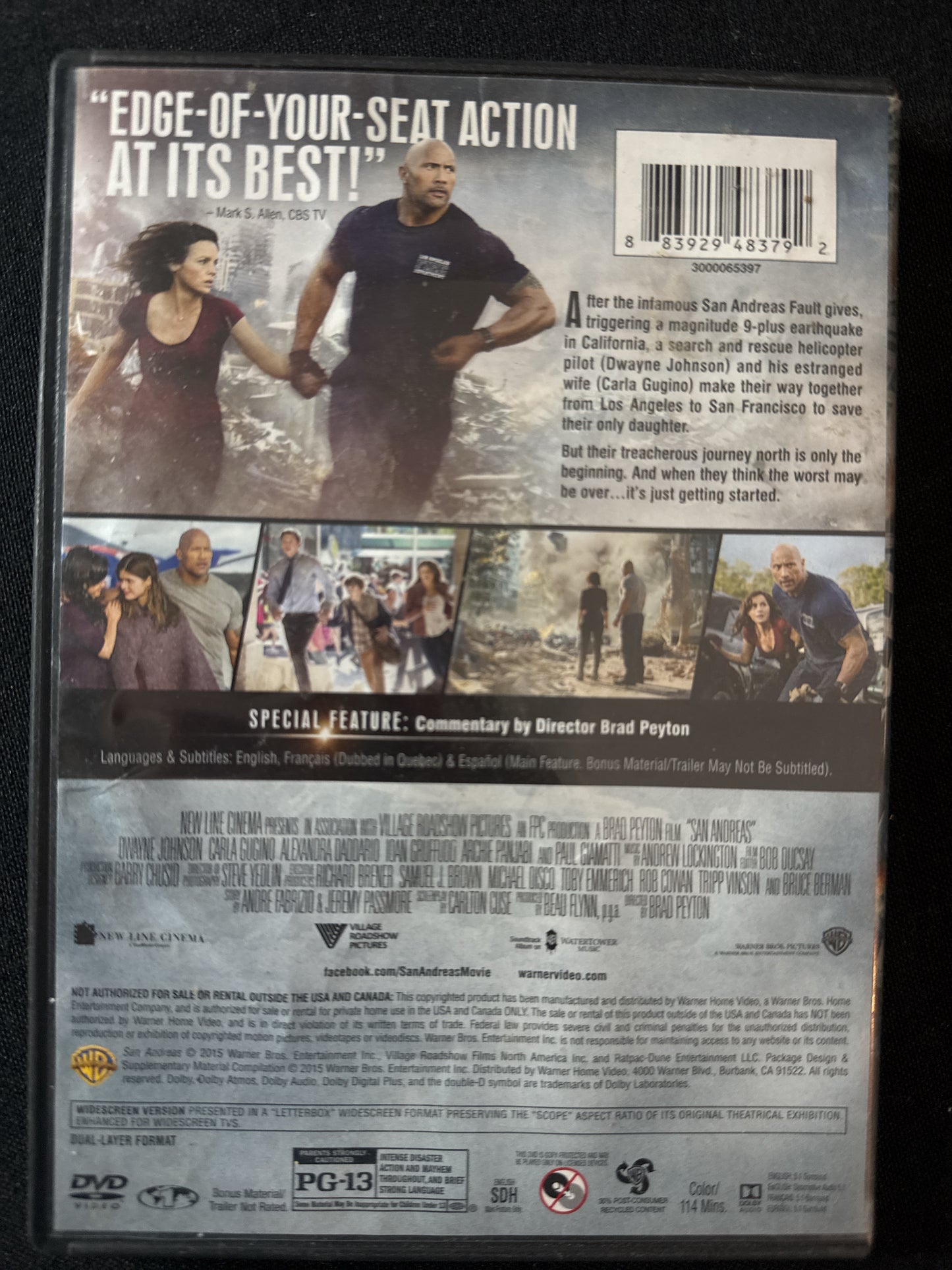 San Andreas DVD
