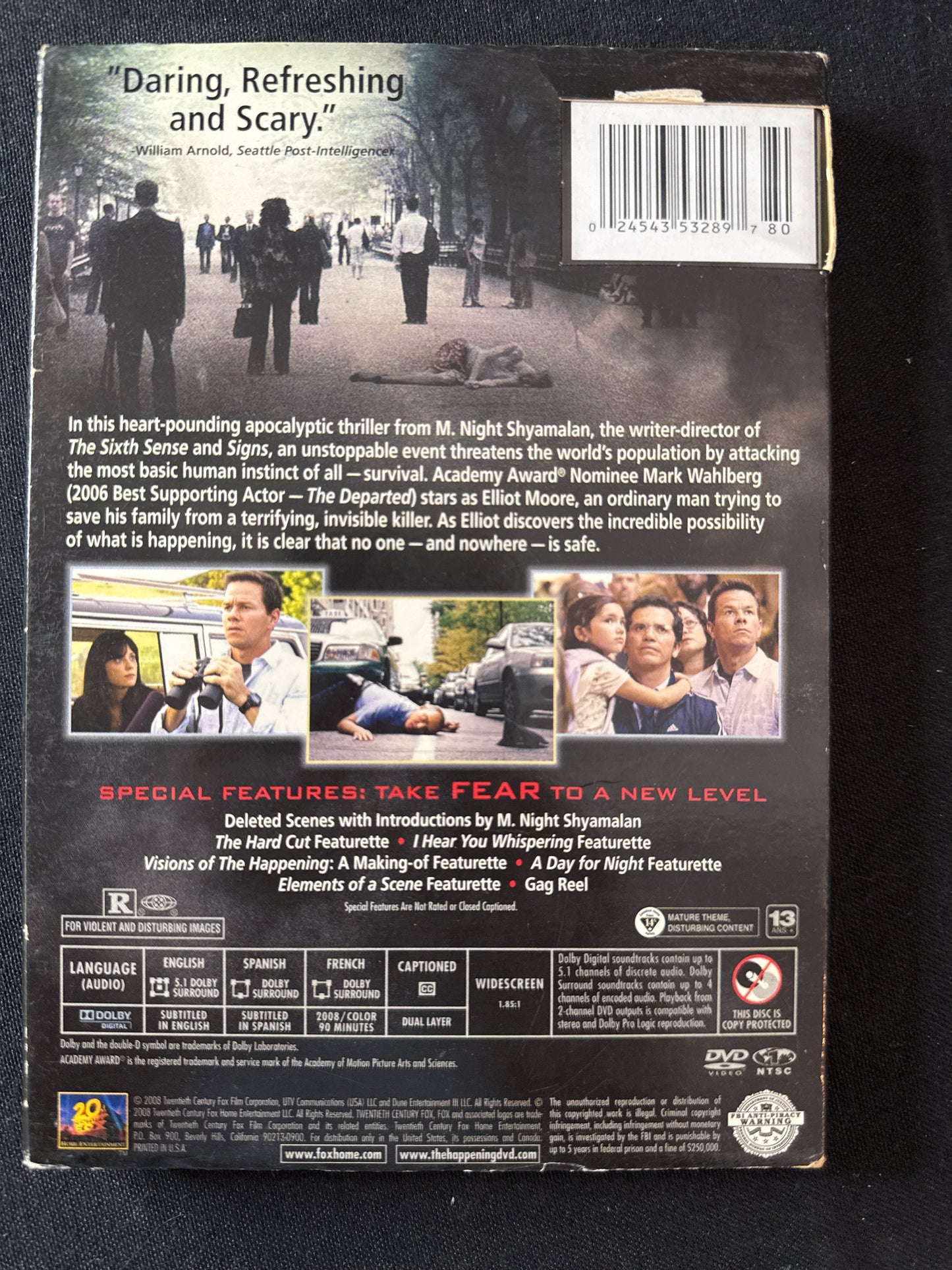 The Happening DVD
