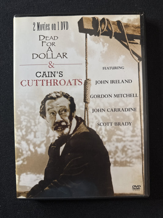Dead For A Dollar & Cain's Cutthroats DVD
