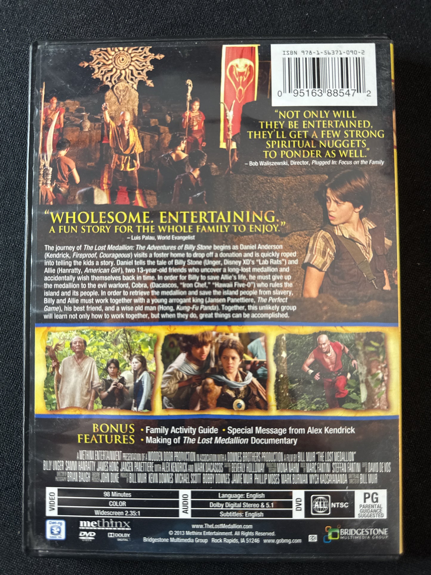 The Lost Medallion The Adventures of Billy Stone DVD